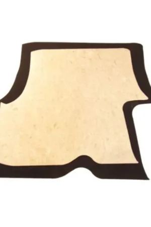 Trunk Floor Mat Cover Black w/Jute 2pc for 1978-88 Chevy Monte Carlo Coupe 2DR High Quality