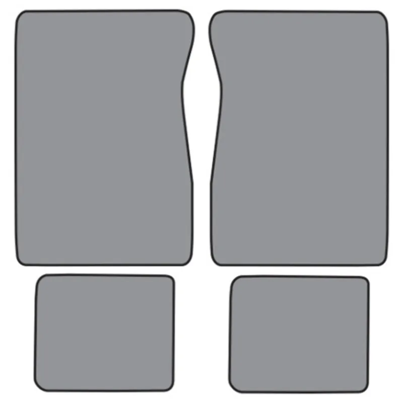 Save Now Floor Mats for 1987-88 Chevrolet R20 Crew Cab (FM10F FM18R) Cutpile 4Pc