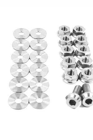 Must Have Dress Up Bolts Stage 1 Titanium Hardware Engine Bay Kit (Polished) - 2015-2021 Subaru WRX / STI