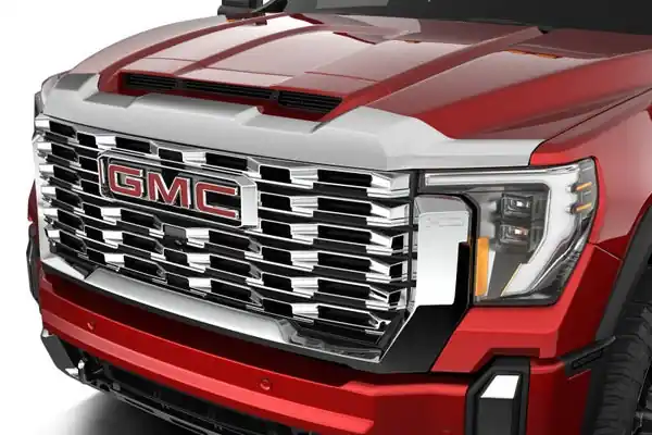 Direct From Manufacturer Husky Liners 15-19 GMC Sierra 2500/3500HD (Excl. Induc Hood) Aeroskin Hood Protector - Chrome