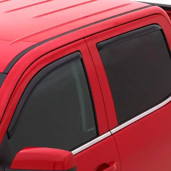 Must Have AVS 08-14 Jeep Liberty Ventvisor In-Channel Front & Rear Window Deflectors 4pc - Smoke