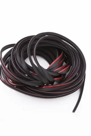 Authentic Bushwacker 99-18 Universal Wiper Style Hollow Replacement Edge Trim- 10 Roll