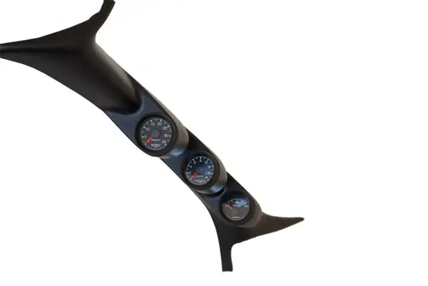 Autometer 99-07 Ford Powerstroke/SD Black Triple Pillar Gauge Kit Super Sale