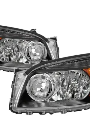 Limited Edition xTune 06-08 Toyota RAV4 OEM Style Headlights - Black (HD-JH-TRAV06-AM-BK)