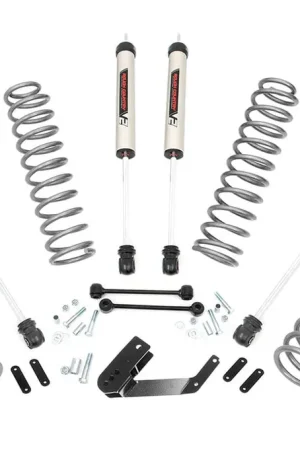 3.25 Inch Jeep Suspension Lift Kit w/V2 Shocks 07-18 Wrangler JK Unlimited Rough Country Exclusive