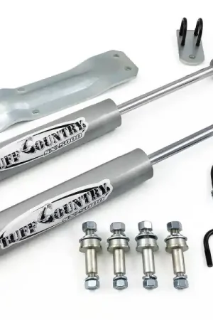 Tuff Country 69-87 Chevy Truck 1/2 & 3/4 Ton 4wd K10/K20 Dual Steering Stabilizer (In-Line Style) Big Sale
