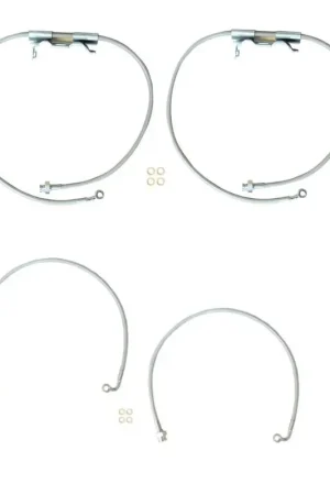 Place Order FRONT and REAR BRAKE LINE HOSE PAIRS FOR 2.5-6.5" LIFT FOR JT Gladiator