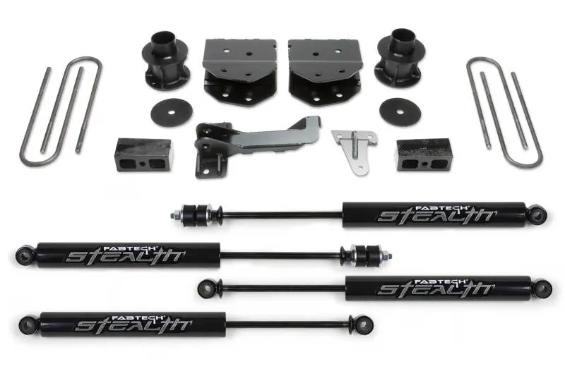 Limited Edition Fabtech 08-16 Ford F250/350/450 4WD 8 Lug 4in Budget Sys w/Stealth