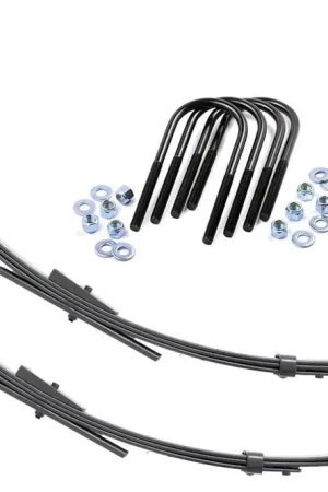 Exclusive Rear Leaf Springs 2.5 Inch Lift Pair 87-95 Jeep Wrangler YJ 4WD Rough Country