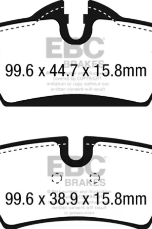 Buy Direct EBC 14+ Mini Hardtop 1.5 Turbo Cooper Yellowstuff Rear Brake Pads