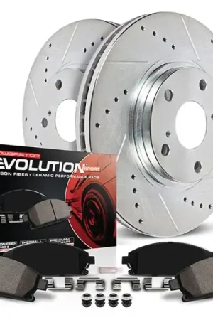 Power Stop 20-22 Lincoln Aviator Front Z23 Evolution Brake Kit Genuine
