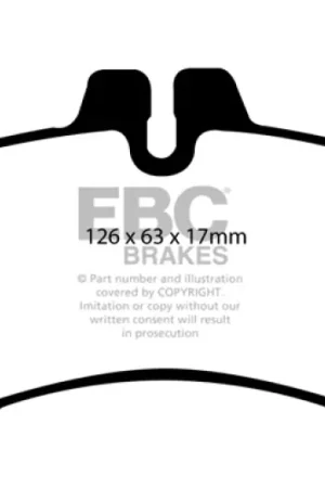 EBC 03-05 Dodge Sprinter 2500 Bosch Rear Greenstuff Rear Brake Pads Hassle-Free Returns