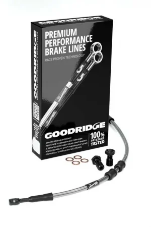 Exclusive Offer Goodridge 20-23 HD FLTRK (w/ABS) -4in Clear Brake Line Kit w/Stainless Steel Fittings