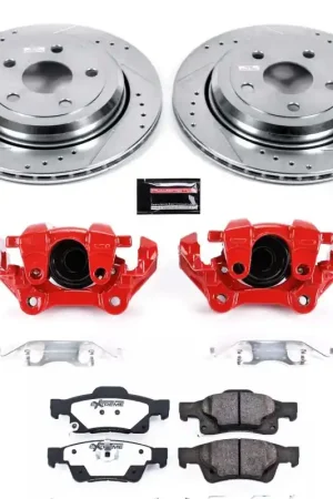 Power Stop 11-17 Dodge Durango Rear Z36 Truck & Tow Brake Kit w/Calipers Handmade