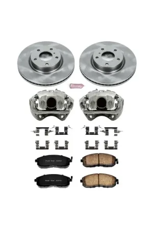 Power Stop 03-05 Infiniti G35 Front Autospecialty Brake Kit w/Calipers Hassle-Free Returns