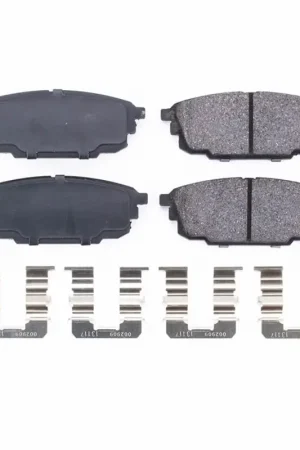 Time-Limited Power Stop 01-03 Mazda Protege Rear Z17 Evolution Ceramic Brake Pads w/Hardware
