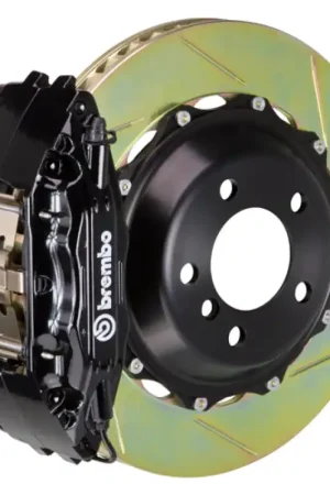 Brembo 82-89 6-Series Fr GT BBK 4Pis Cast 2pc 332x32 2pc Rotor Slotted Type1-Black Buy Online