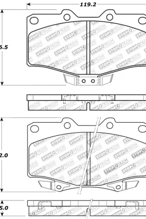 StopTech Sport Brake Pads w/Shims and Hardware - Rear Reduced Price