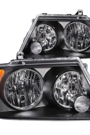 ANZO 2003-2006 Lincoln Navigator Crystal Headlights Black One Day Deal