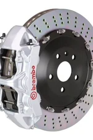 Brembo SS Front GT BBK 6 Piston Cast 405x34 2pc Rotor Drilled-Silver Free Shipping