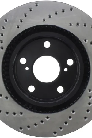 Warranty Included StopTech 07-13 Lexus ES 250/ES 300/ ES330/ES350 SportStop Drilled Left Front Rotor