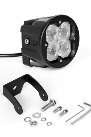 Trending XK Glow Round XKchrome 20w LED Cube Light w/ RGB Accent Light - Flood Beam w/Fog Light Bracket