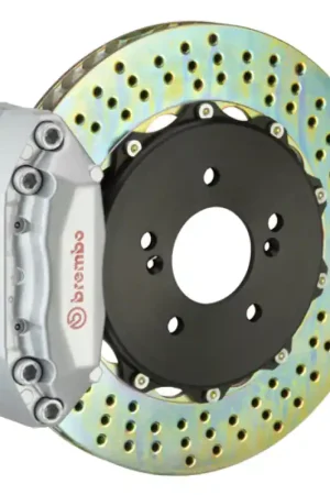 Brembo 99-06 TT (8N) Front GT BBK 4 Piston Cast 2pc 328x28 2pc Rotor Drilled-Silver Brand New