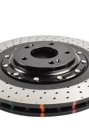 DBA 22-23 Hyundai Kona N Front 5000 Series 2-Piece Drilled Rotor w/Black Hat Best Seller