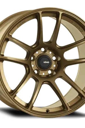 Konig Heliogram 17X9 5X114.3 ET38 Matte Bronze Knurled Bead Flow Formed Best Price