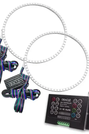 Hassle-Free Returns Oracle Jeep Wrangler JL/Gladiator JT LED Surface Mount Headlight Halo Kit ColorSHIFT 2