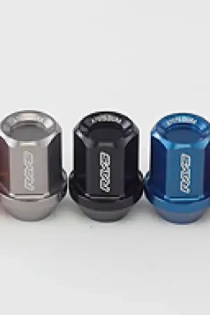 Rays Dura-Nut L32 Straight Type 12x1.25 Lug Nut Set 16 Lug 4 Lock Set - Blue Special Discount