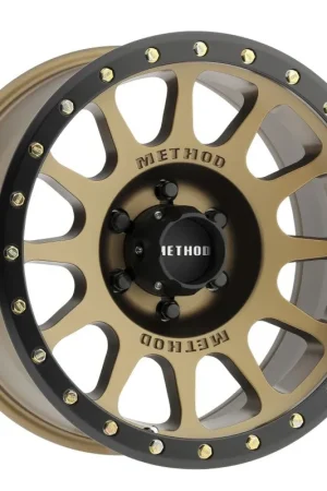 Clearance Method MR305 NV 18x9 0mm Offset 6x135 94mm CB Method Bronze/Black Street Loc Wheel
