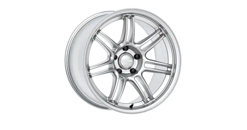 Kansei K17H Seven 18x9.5in / 5x120 BP / 22mm Offset / 72.56mm Bore - Hyper Silver Budget