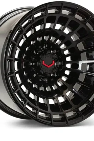 Must Have Vossen LCX-04 24x12 - 8x180 - ET44 - Ultra Deep - 124.3 - Gloss Black Wheel