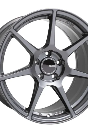 Enkei TFR 17x8 5x114.3 35mm Offset 72.6 Bore Diameter Matte Gunmetal Wheel Free Shipping
