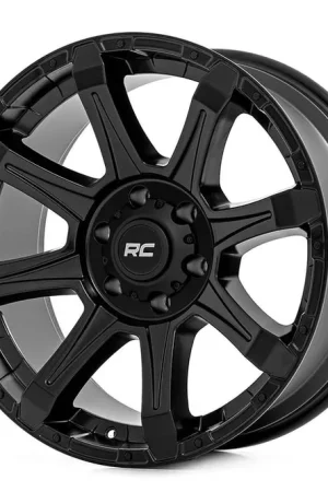 Rough Country 81 Series Wheel | One-Piece | Semi Gloss Black | 20x10 | 8x180 | -19mm Hot Deal