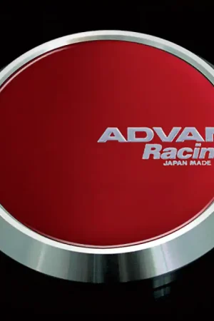 Advan 63mm Flat Centercap - Candy Red Fast Shipping