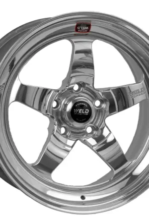 Latest Weld S71 18x9.5 / 5x4.75 BP / 4.1in. BS Polished Wheel (High Pad) - Non-Beadlock