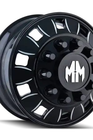 Mayhem 8180 BigRig 24.5x8.25 / 10x285.75 BP / 168mm Offset / 220.1mm Hub Inner Black Wheel Discount