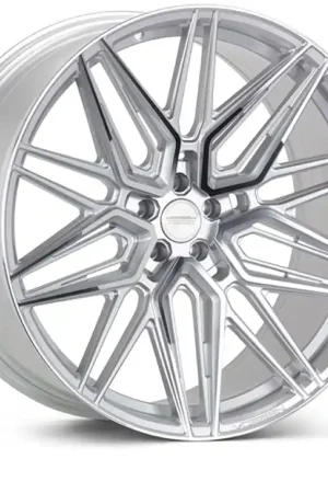 Vossen HF-7 20x10 / 5x120 / ET45 / Deep Face / 72.56 - Silver Polished Wheel Trusted Brand