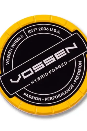 Must Have Vossen Billet Sport Cap - Large - Hybrid Forged - Yellow