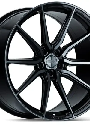Latest Vossen HF-3 20x10 / 5x120 / ET45 / Deep Face / 72.56 - Double Tinted - Gloss Black Wheel