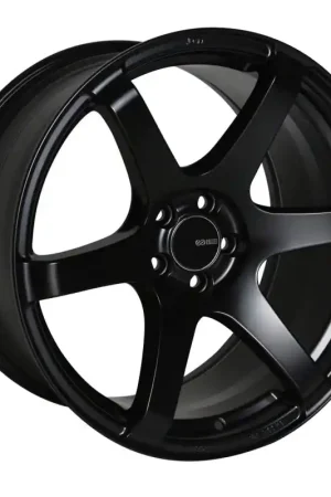 Enkei T6S 17x8 45mm Offset 5x114.3 Bolt Pattern 72.6 Bore Matte Black Wheel Authentic