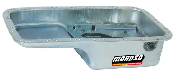 Moroso Acura/Honda 1.6L B16A3 Road Race Baffled Wet Sump 5.5qt 6in Steel Oil Pan Fresh Stock