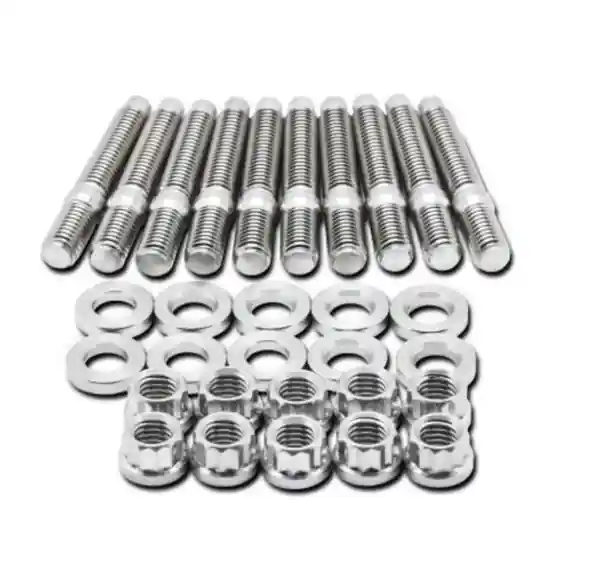 Exclusive BLOX Racing SUS303 Stainless Steel Intake Manifold Stud Kit M8 x 1.25mm 55mm in Length - 10-piece