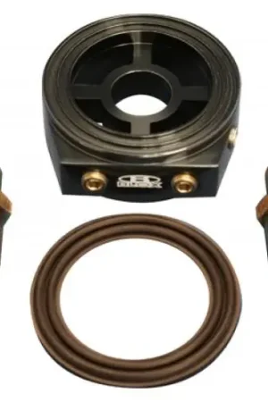 BLOX Racing Oil Filter Block Adapter Black / For Oil Pressure / Oil Temperature Money Back Guarantee