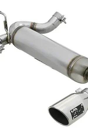 aFe Rebel Series 2.5in 409 SS Axle-Back Exhaust w/Polished Tips 07+ Jeep Wrangler (JK) V6 3.6L/3.8L Limited Edition
