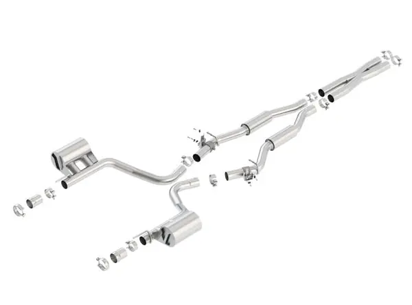 Deal Borla 2015 Dodge Challenger SRT/392 Hemi 6.4L V8 S-TYPE Catback Exhaust w/ Valves Factory Bezel