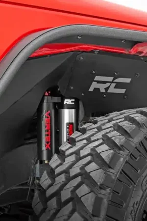 Jeep Front Inner Fenders Vertex Shocks 07-18 Wrangler JK Rough Country Don’t Miss Out