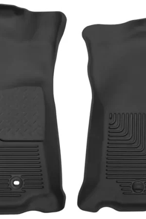 Instant Buy Husky Liners 2016 Toyota Tacoma Double Cab Pickup Black Front Floor Liners